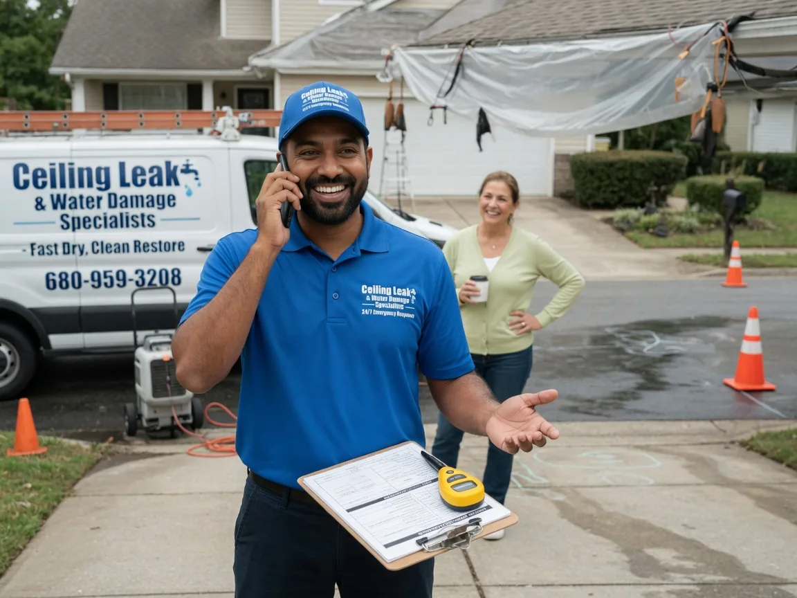 Ceiling Leak Cleanup Catlett, VA FAQs